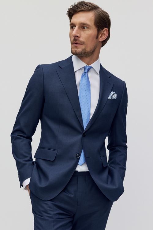 Bläck Luciano blazer Kavajer DARK BLUE MEL Herr 44