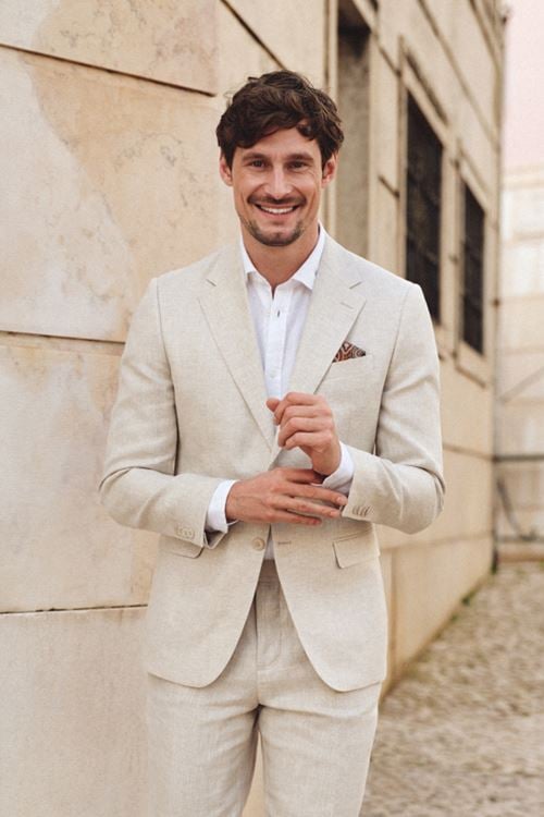 Bläck Nino linen blazer Kavajer