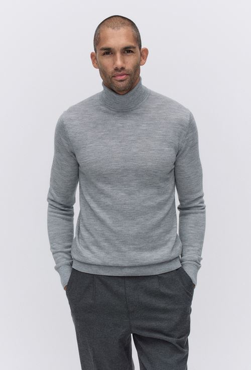 Bläck Ossian merino rollneck Tröjor
