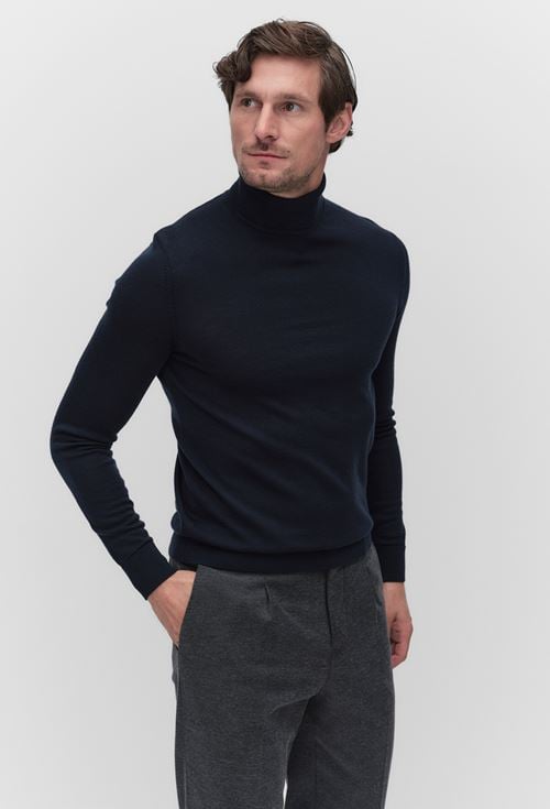 Bläck Ossian merino rollneck Tröjor