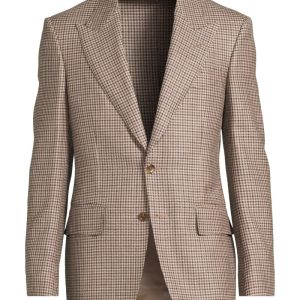 Blazer jdsg02 wool silk shelton cardigan jacket beige