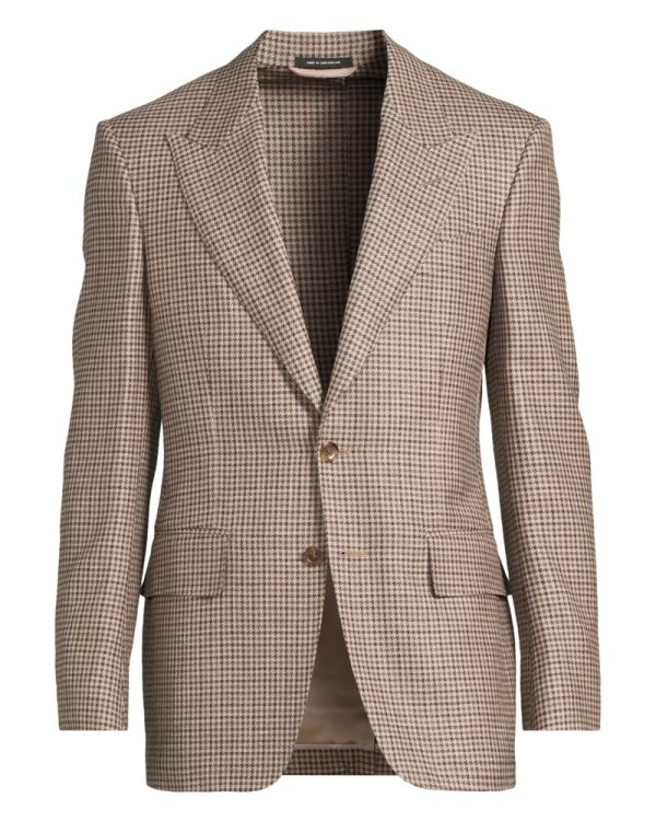 Blazer jdsg02 wool silk shelton cardigan jacket beige