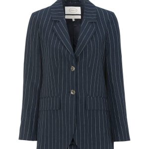 Blazer lycke pinstripe marinblå Blazer lycke pinstripe marinblå