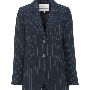 Blazer lycke pinstripe marinblå Blazer lycke pinstripe marinblå