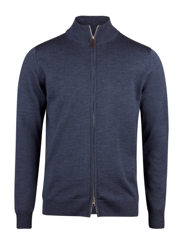 Cardigan hel zip denim
