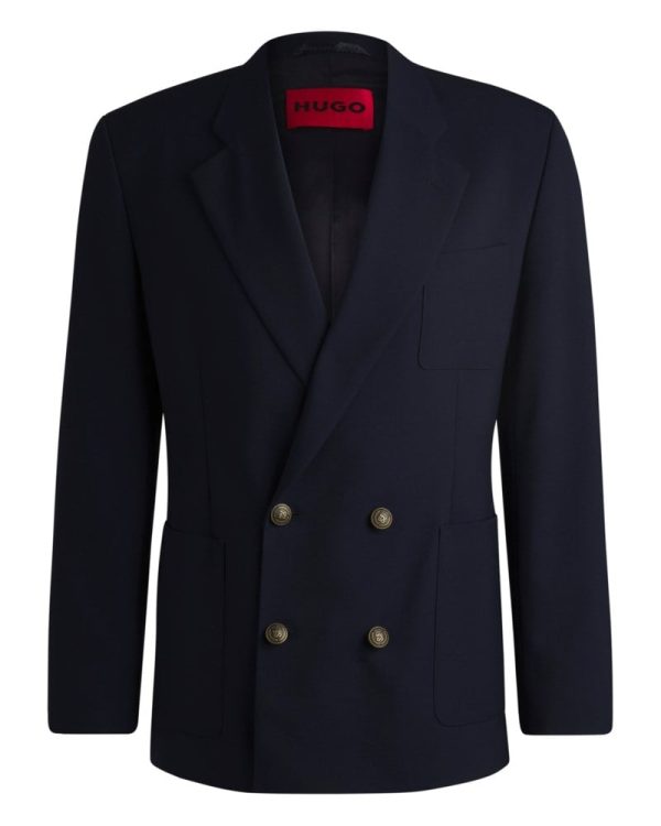 Dubbelknäppt blazer kris dark blue