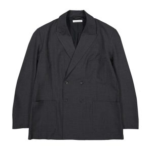 Eli double breasted jacket dark grey Eli double breasted jacket dark grey