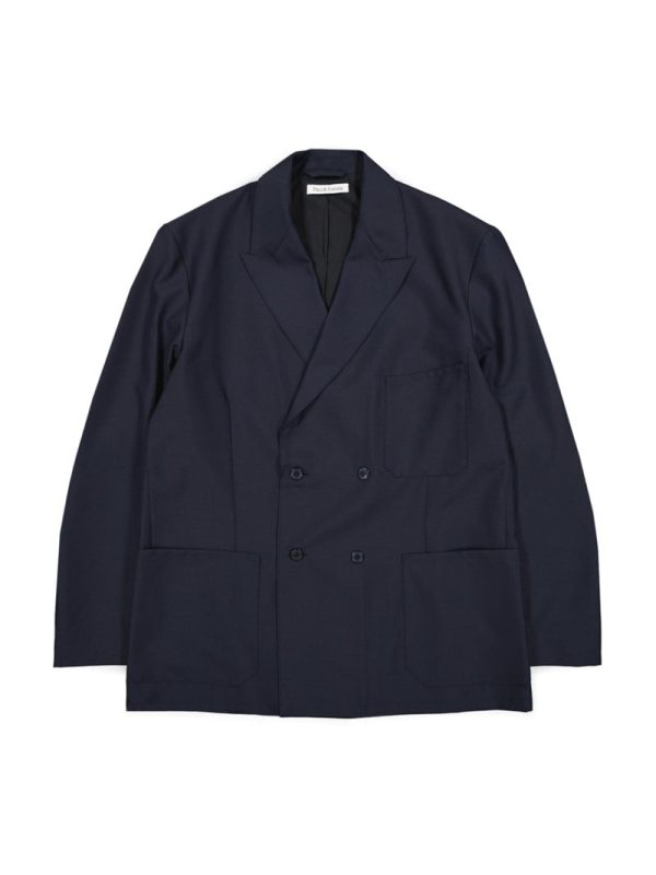 Eli double breasted jacket navy