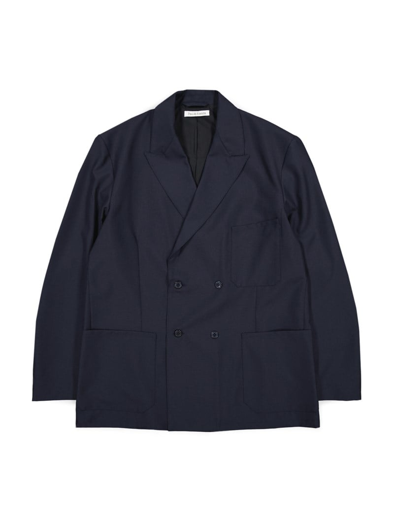 Eli double breasted jacket navy