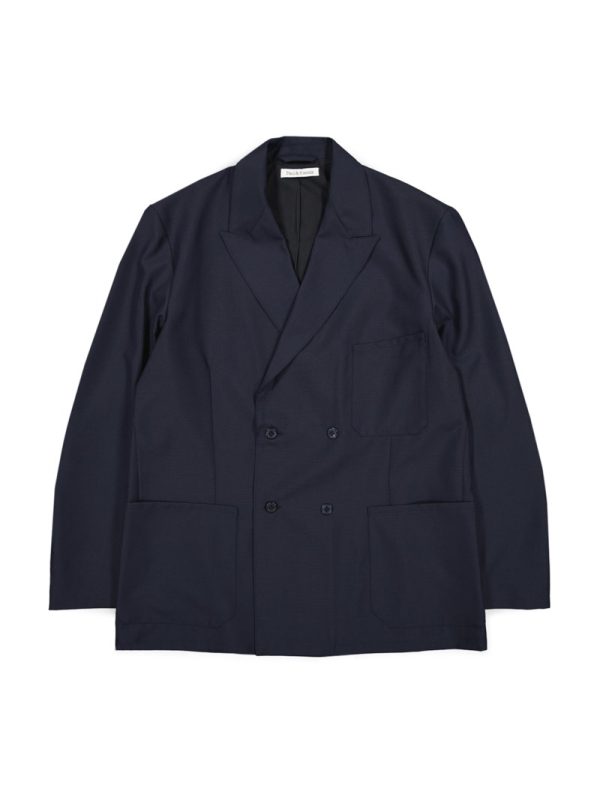 Eli double breasted jacket navy