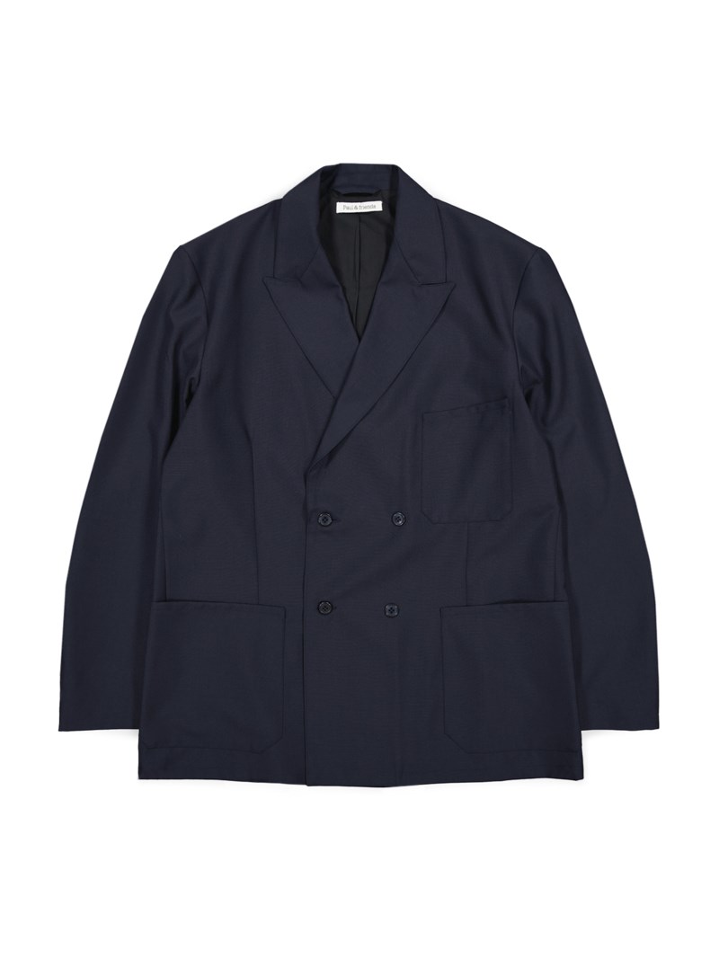 Eli double breasted jacket navy