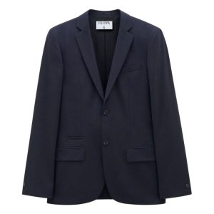 Enkelknäppt kavaj rick wool jacket dk. navy Enkelknäppt kavaj rick wool jacket dk. navy