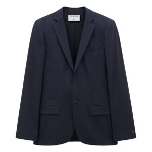 Enkelknäppt kavaj rick wool jacket dk. navy Enkelknäppt kavaj rick wool jacket dk. navy