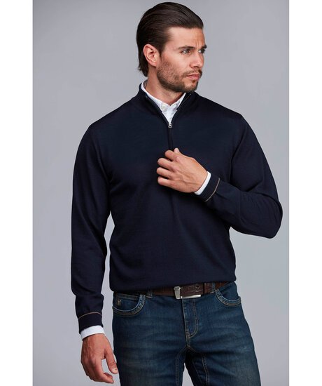 Halfzip Merino Knit