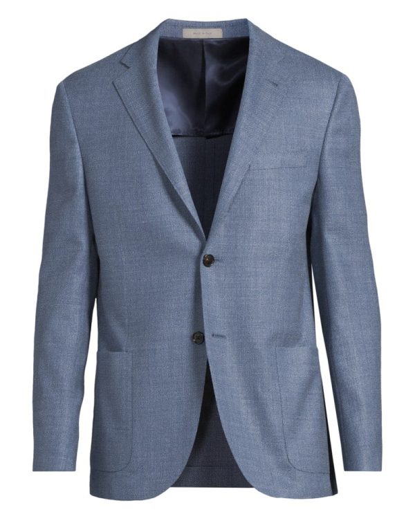 Kavaj academy hopsack blue