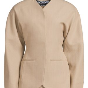 Kavaj la veste ovalo beige Kavaj la veste ovalo beige