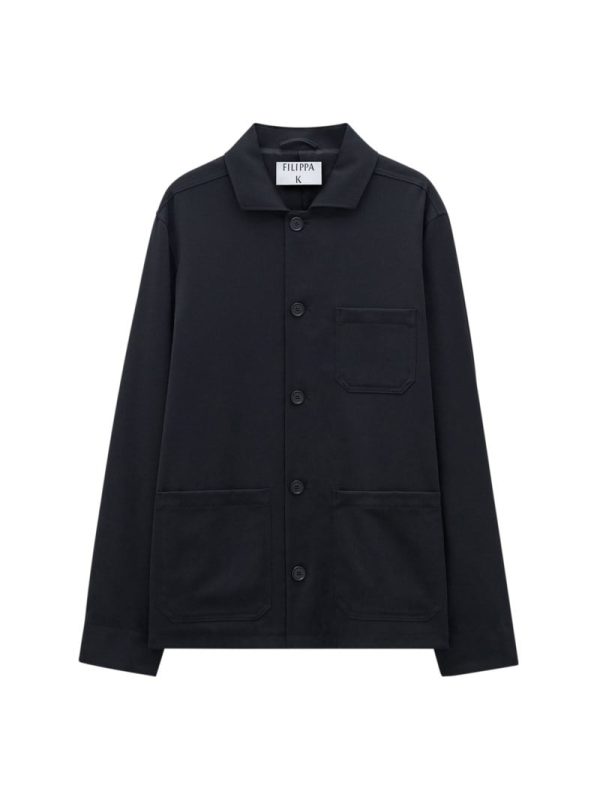 Kavaj louis gabardine jacket black