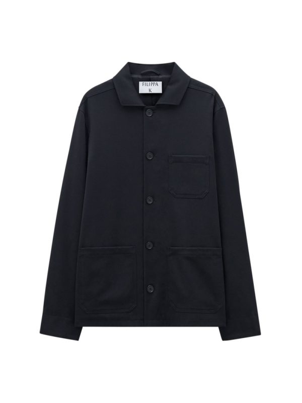 Kavaj louis gabardine jacket black