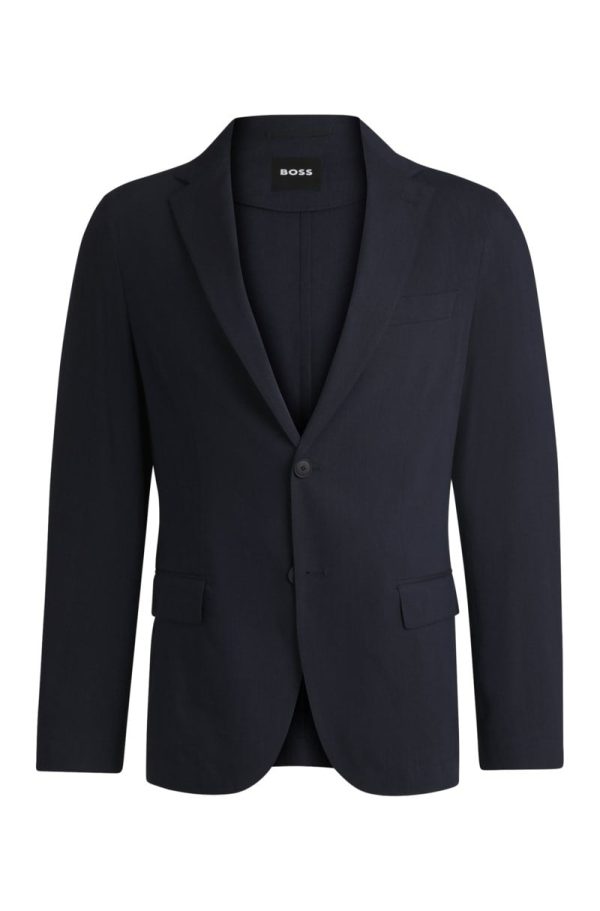 Kavaj p-hanry-flaps dark blue