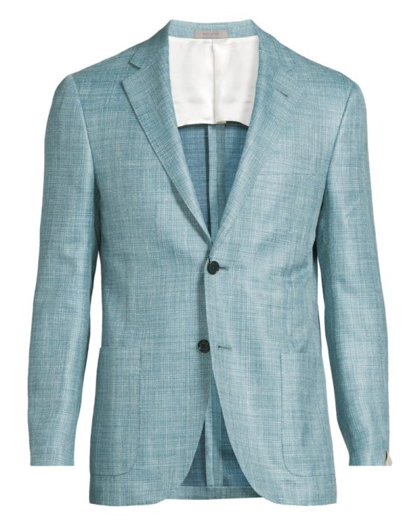 Kavaj patch sky blue
