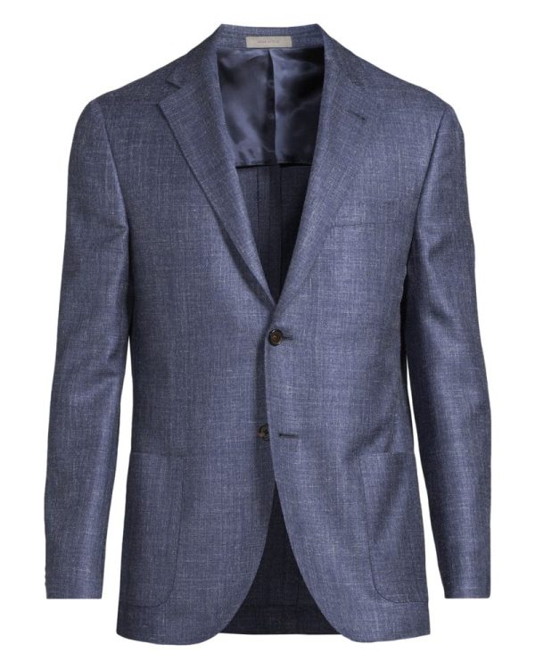 Kavaj patch twill navy
