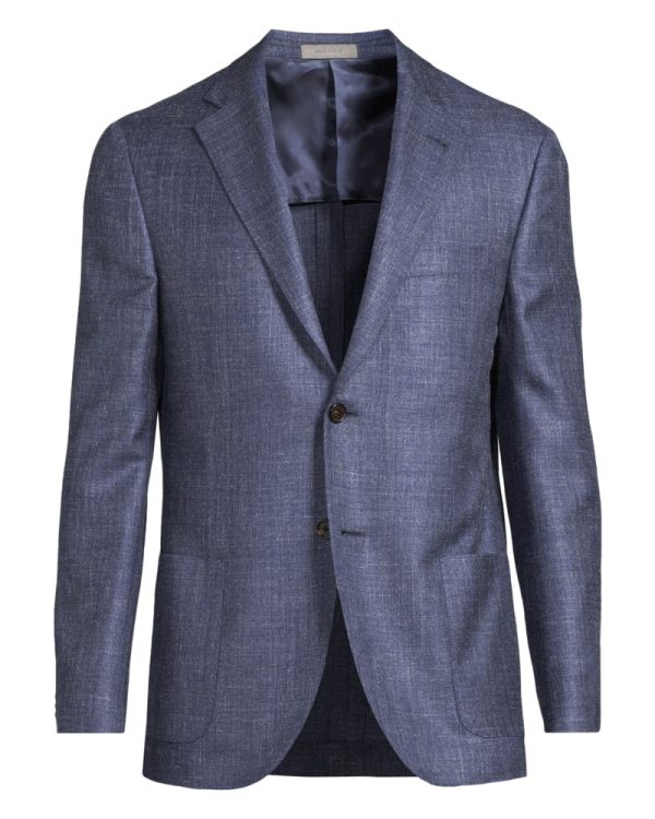 Kavaj patch twill navy