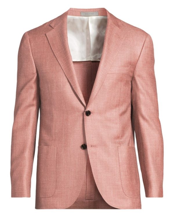 Kavaj patch twill salmon