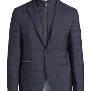Kavaj quilted navy Kavaj quilted navy