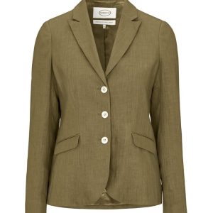 Linnekavaj amanda grön khaki Linnekavaj amanda grön khaki