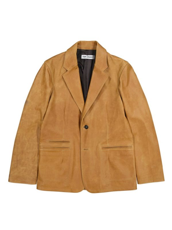 Opening blazer burnt sugar