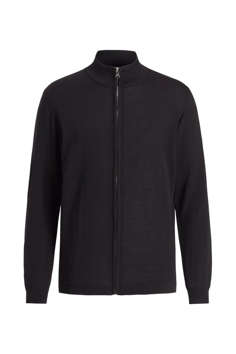 Regular fit full zip cardigan extra fine merinoull night blue