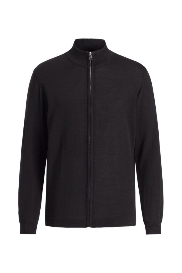 Regular fit full zip cardigan extra fine merinoull night blue