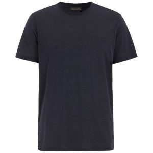 Regular fit t-shirt tencel-bomull night blue