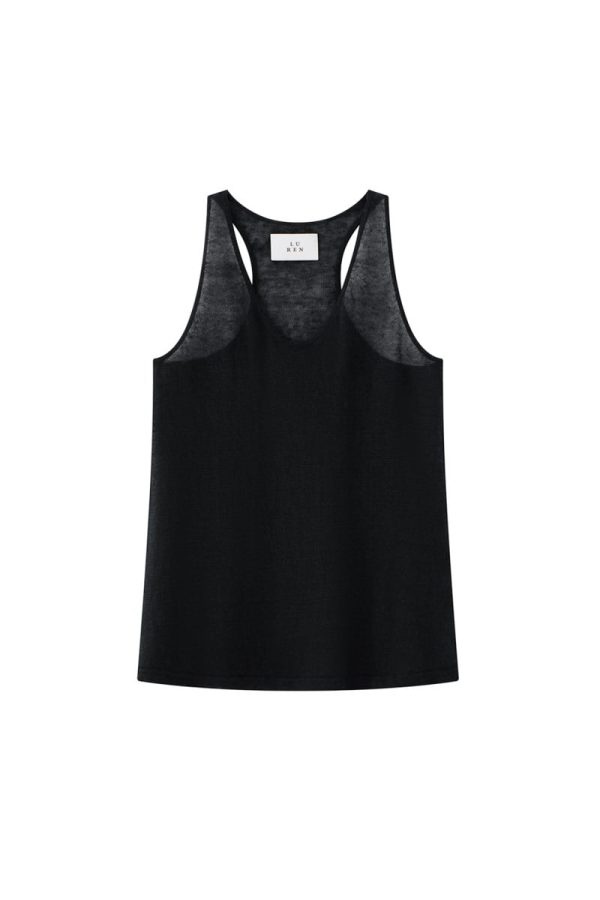 Tecla top black