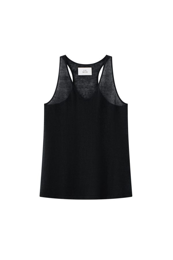 Tecla top black