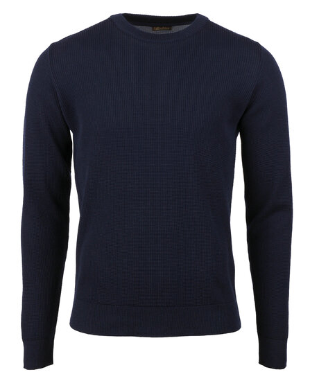 Textured Merino Crew
