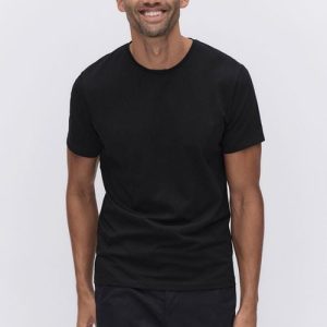 Bläck Core roundneck T-shirts BLACK Herr S