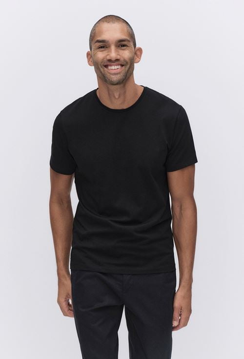 Bläck Core roundneck T-shirts BLACK Herr XXL