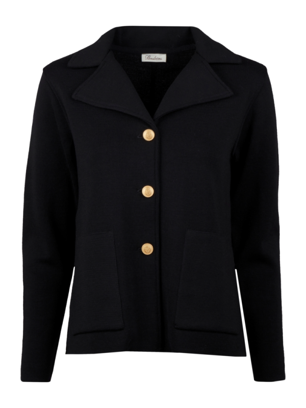 Dea stickad kavaj black