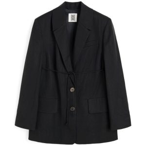 Hilao enkelknäppt kavaj black Hilao enkelknäppt kavaj black
