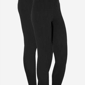 Leggings i bomull 2-pack Leggings i bomull 2-pack